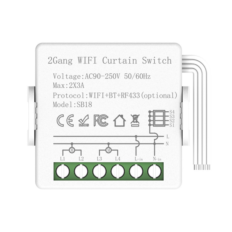 tuya wifi curtain switch tuya wifi curtain switch