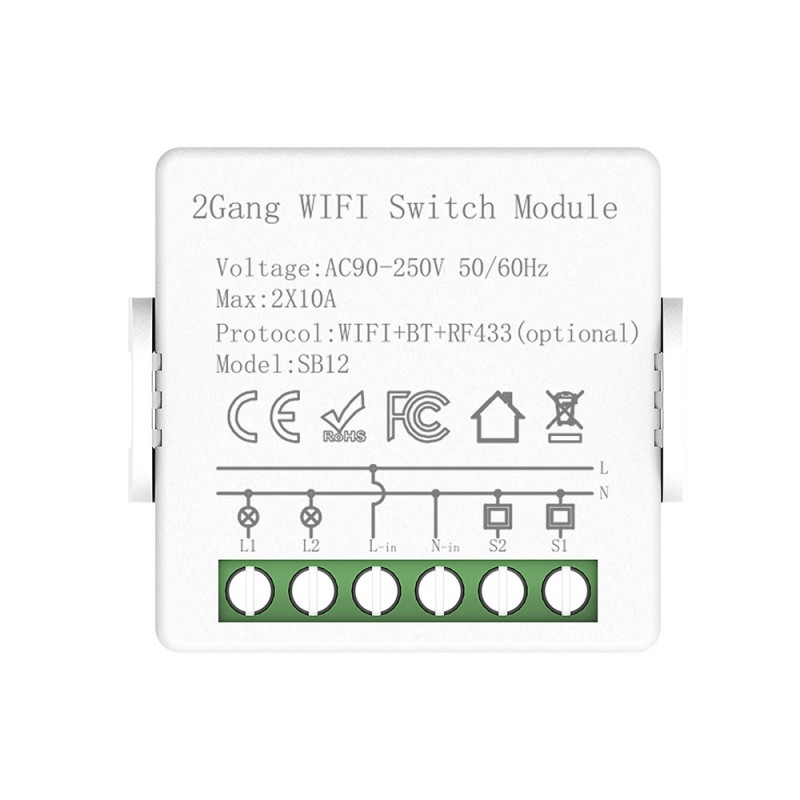 2 channel relay switch