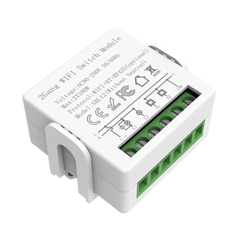 2 channel relay switch without neutral